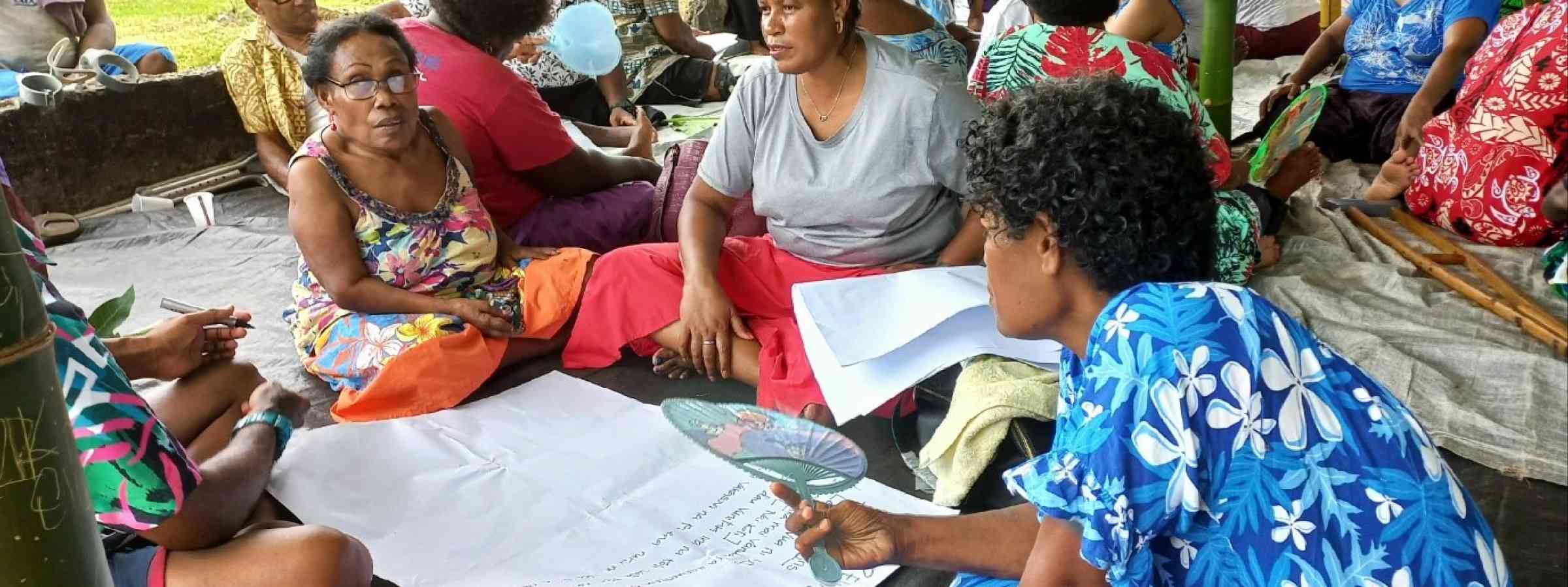 A group of women in Fiji
