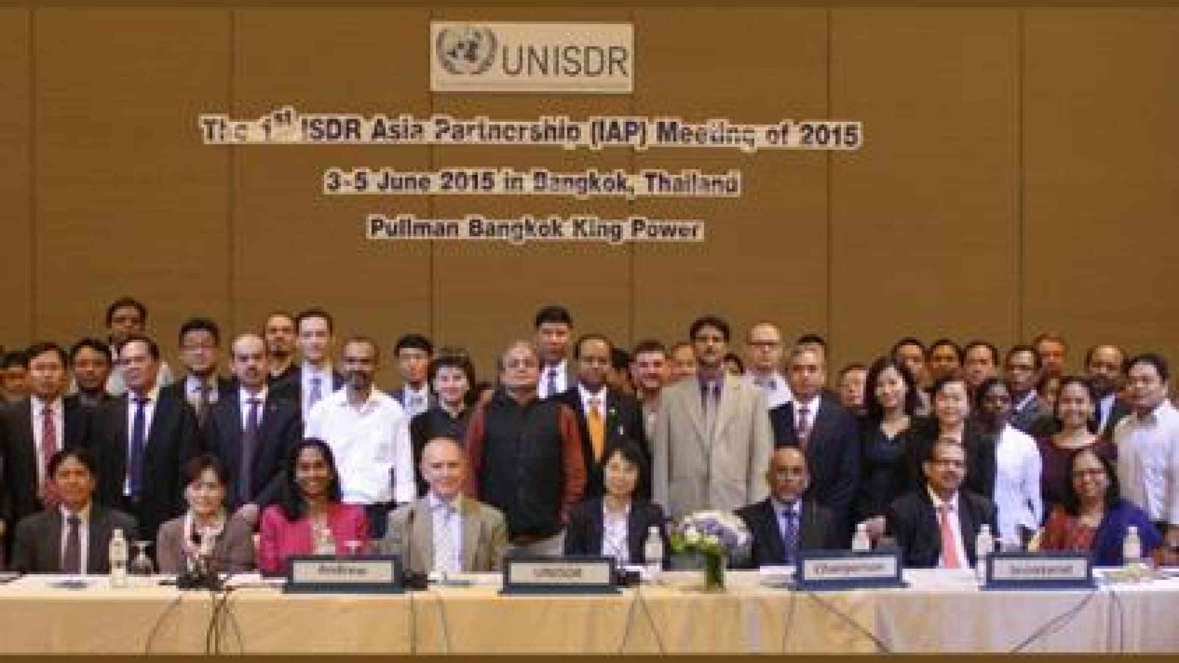 Over 90 representatives from 17 countries in Asia and various regional and international organizations attended this week's ISDR Asia Partnership meeting in Bangkok. (Photo: UNISDR)