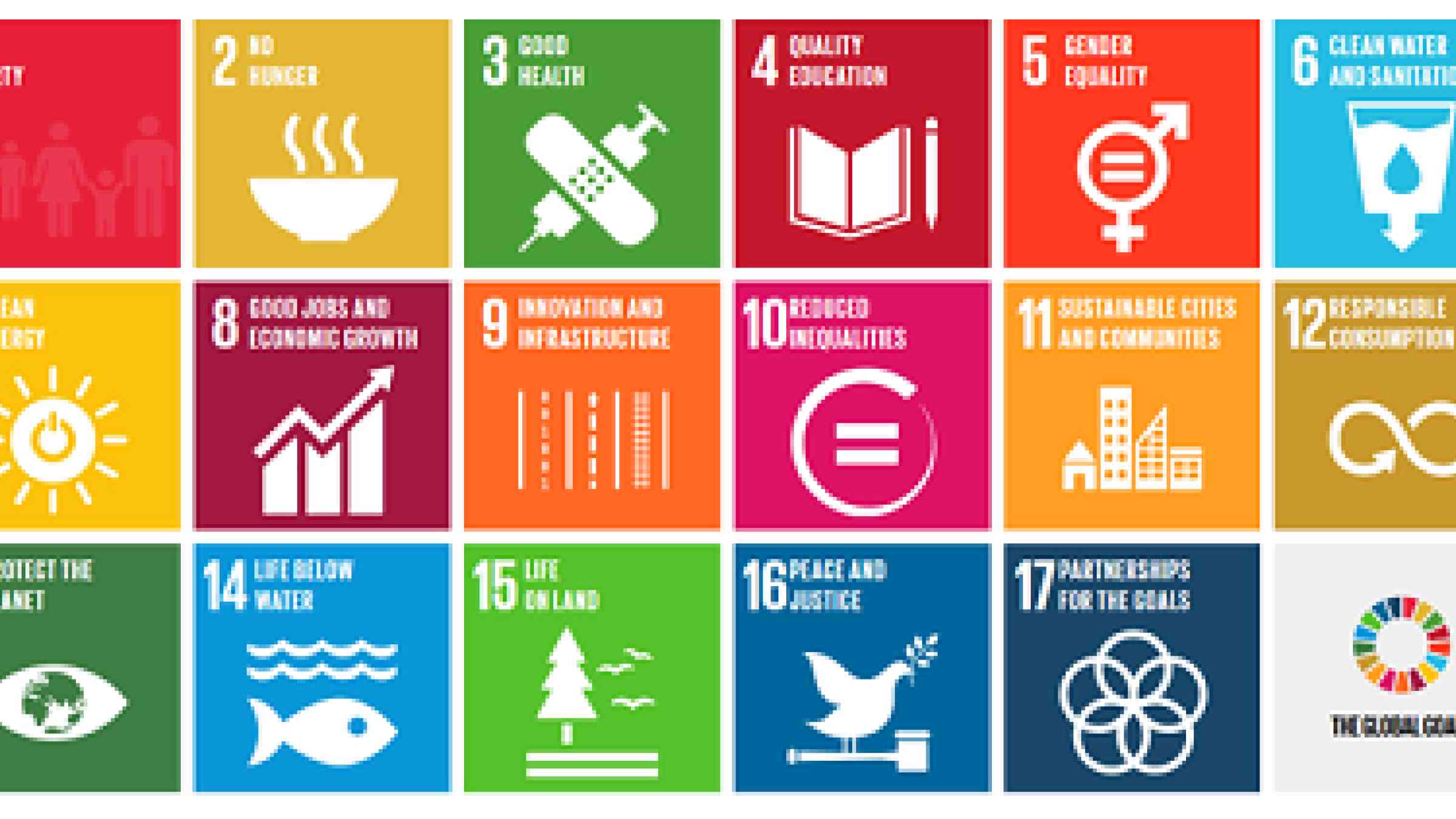 The new sustainable development agenda is made of up 17 cross-cutting goals