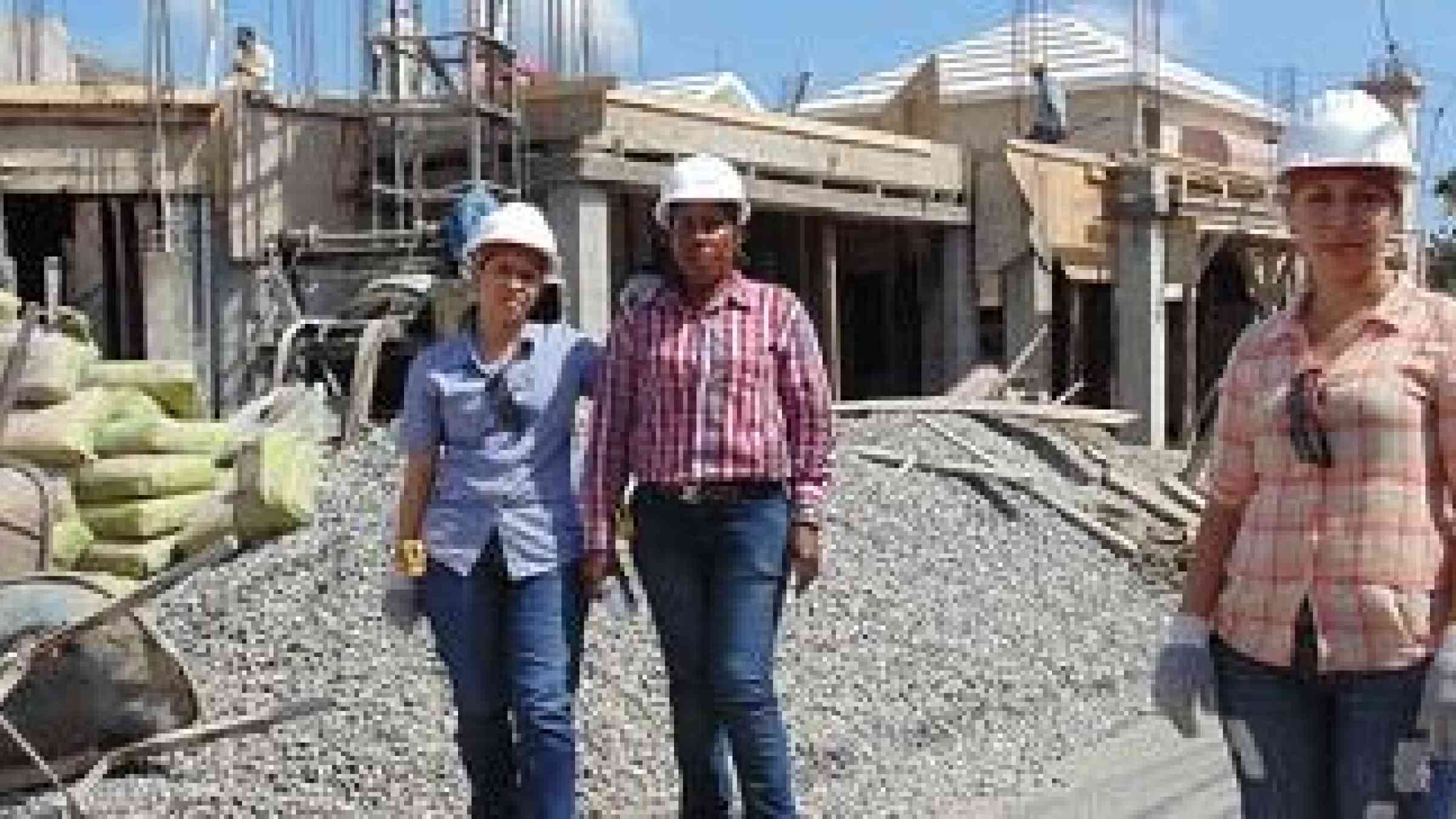 A focus on women is the route to reducing the threat of disasters, according to top speakers at the Global Platform, a fact underlined by the successes of programmes such as this safe construction course in the Dominican Republic (Photo: EU-ECHO)