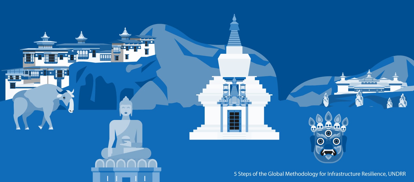 Bhutan, country illustration