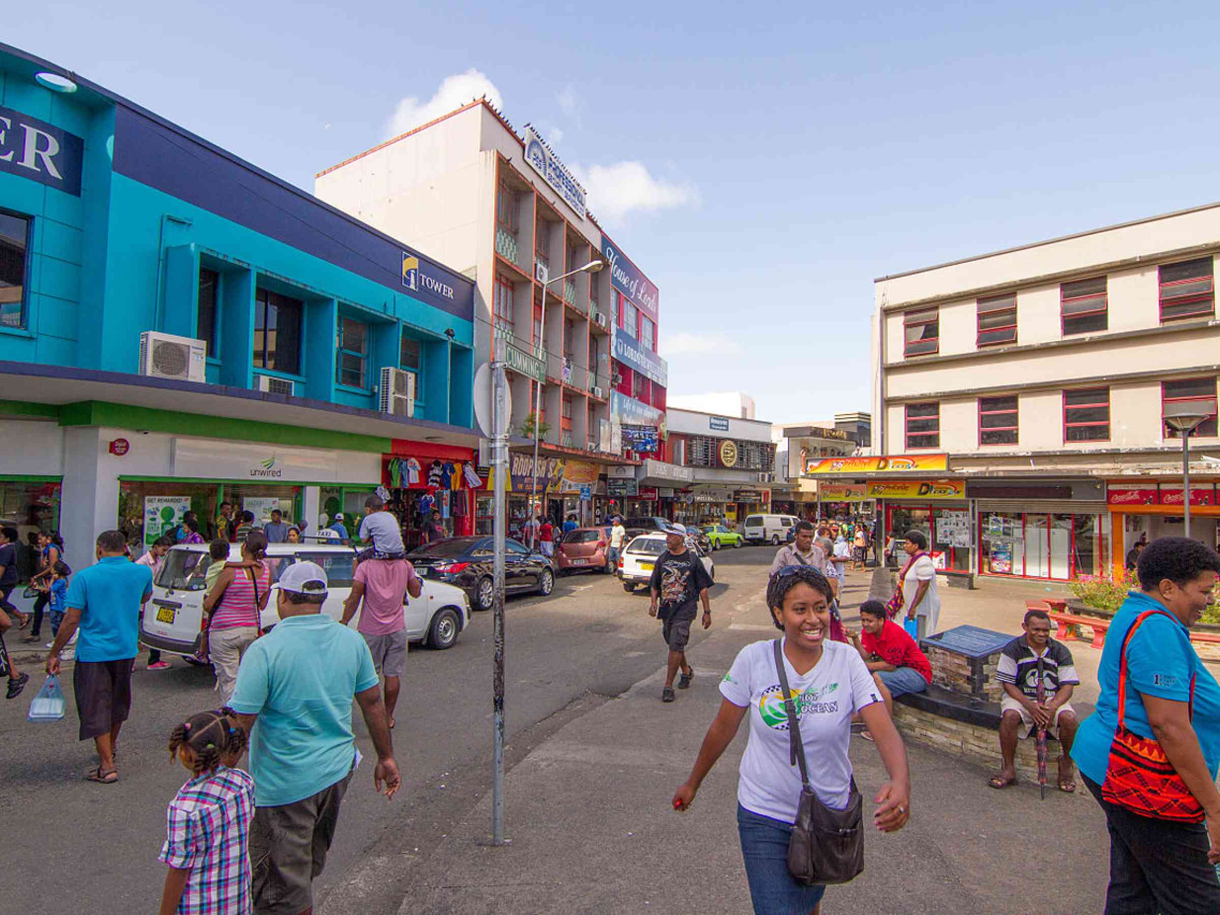 Suva, Fiji, street