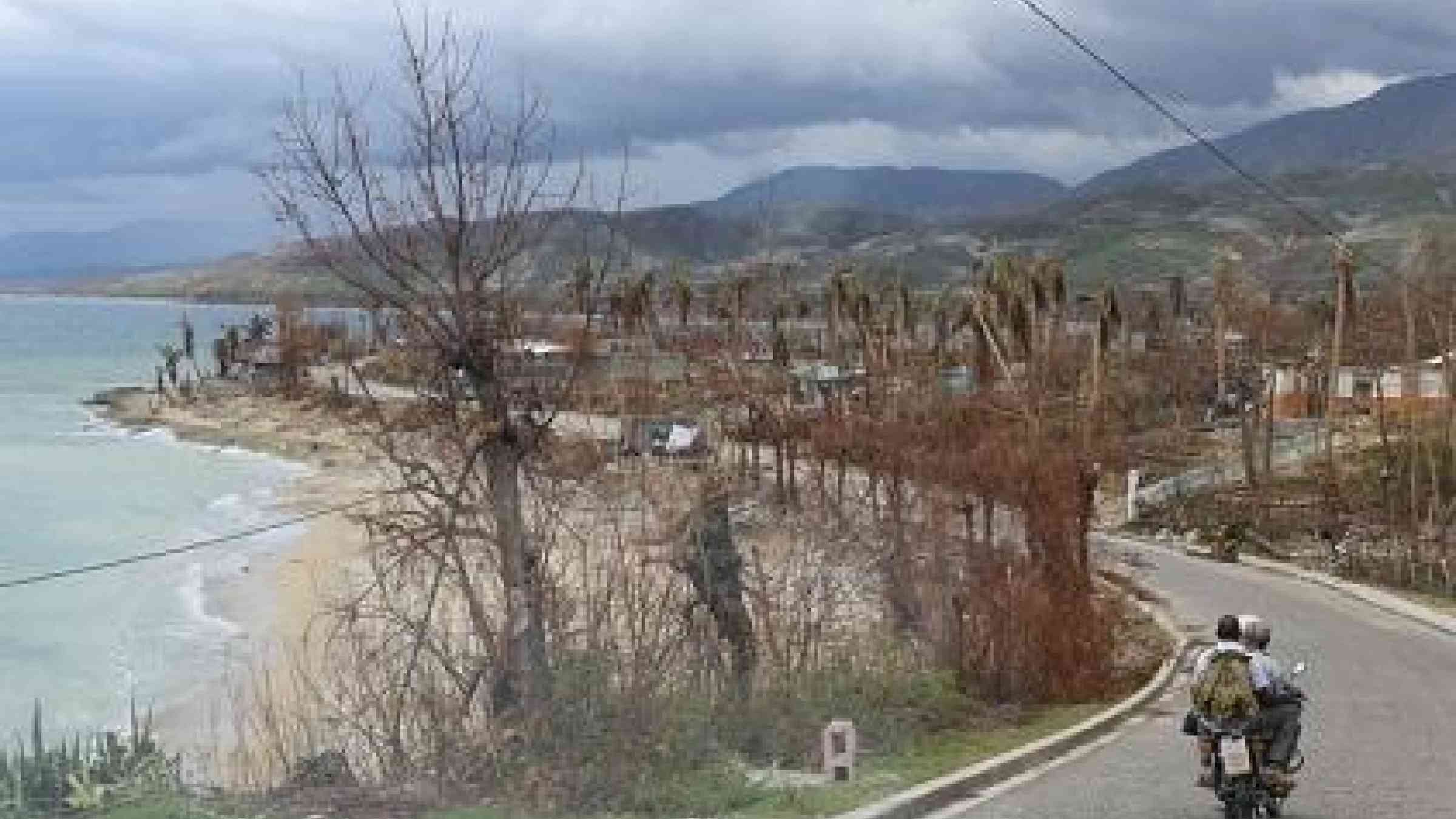 Part of the Haitian coastline in the wake of Hurricane Matthew. Photo: UNOCHA/Stefania Trassari