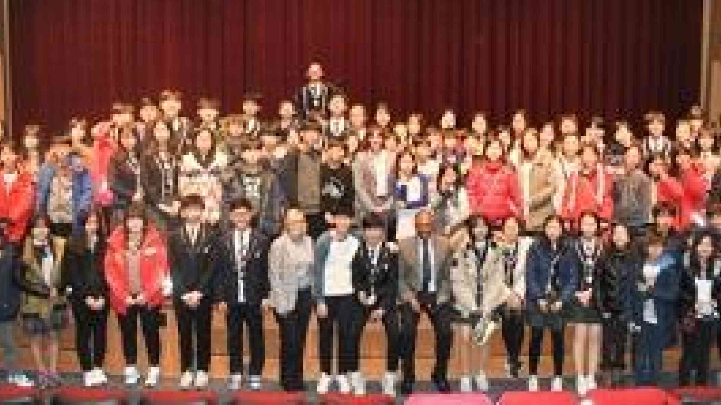 Children and youth who met recently with UNISDR to discuss the Sendai Framework in Incheon, Republic of Korea
