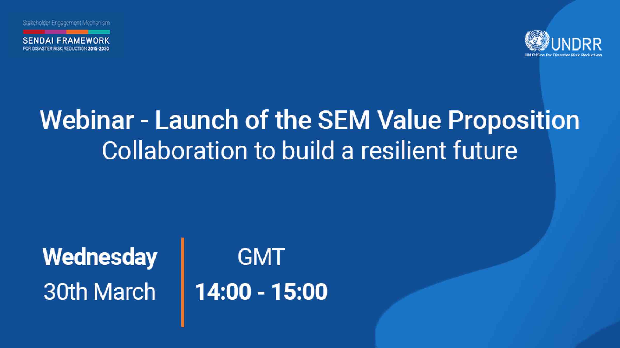 Webinar - Launching of the SEM Value Proposition