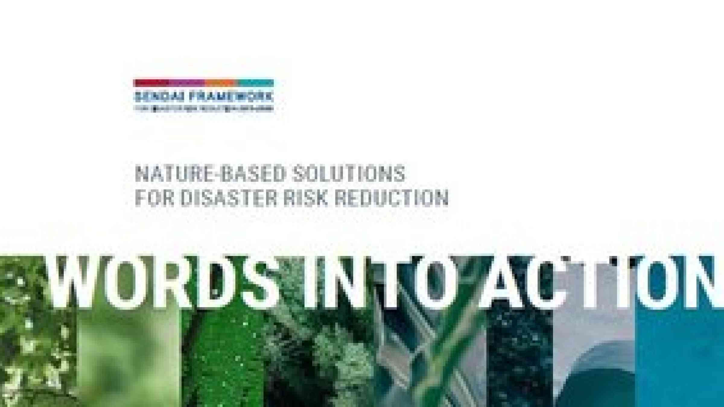 This is the cover of the WiA guide for Nature-based Solutions