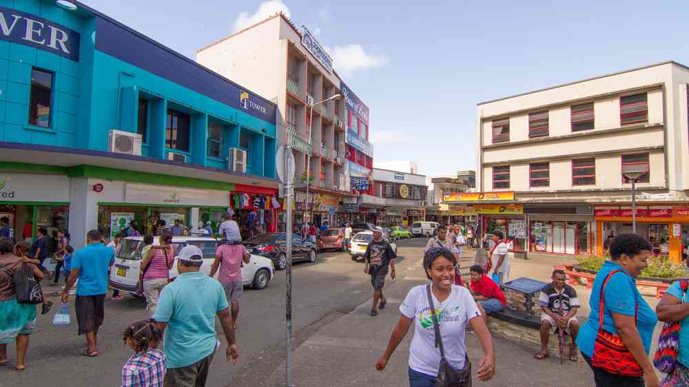 Suva, Fiji, street