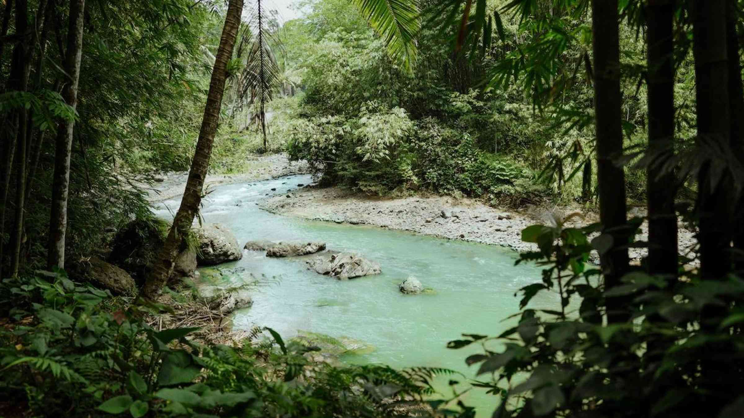 Stream in Banten, Indonesia 