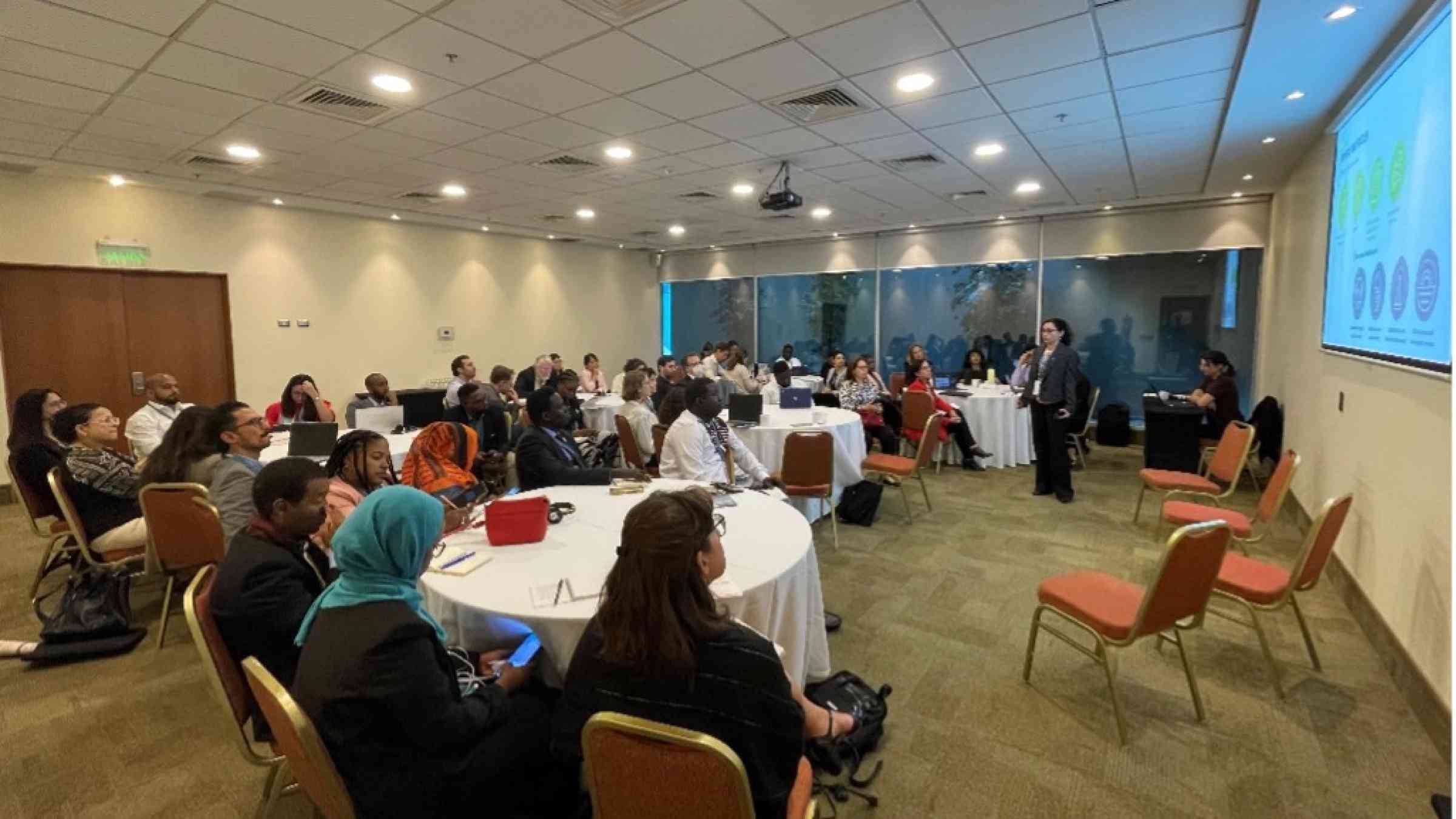 Participants attending AN event