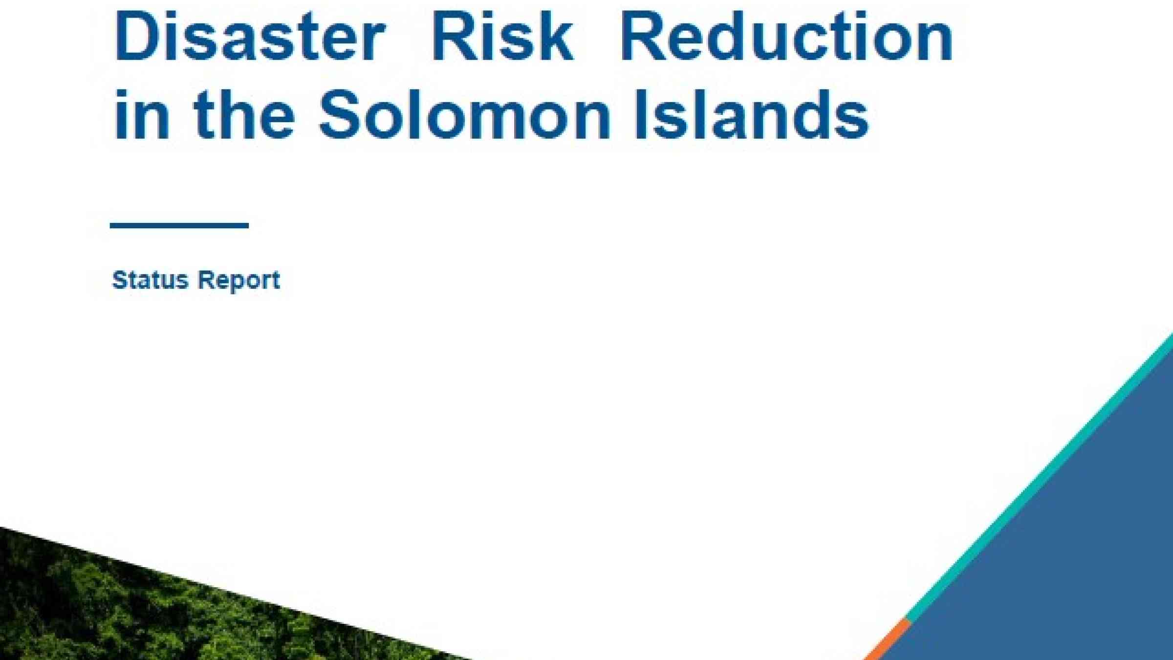 Cover page Solomon Islands