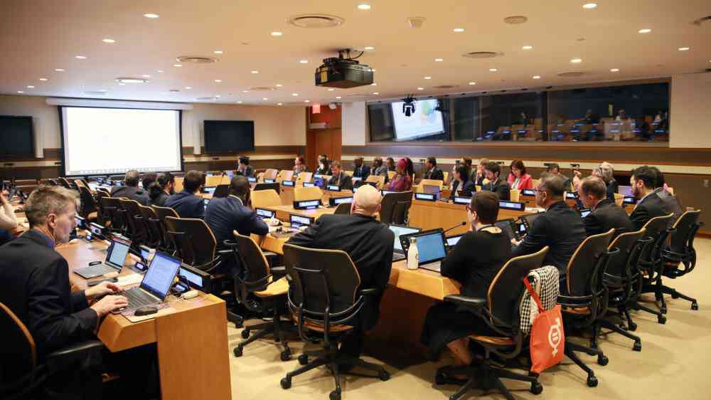 View of the room during event