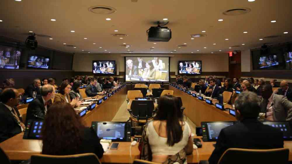 A view of the room during the Multistakeholder Panel: From Managing Disasters to Managing Risk - Risk Governance ﬁt for the 21st century