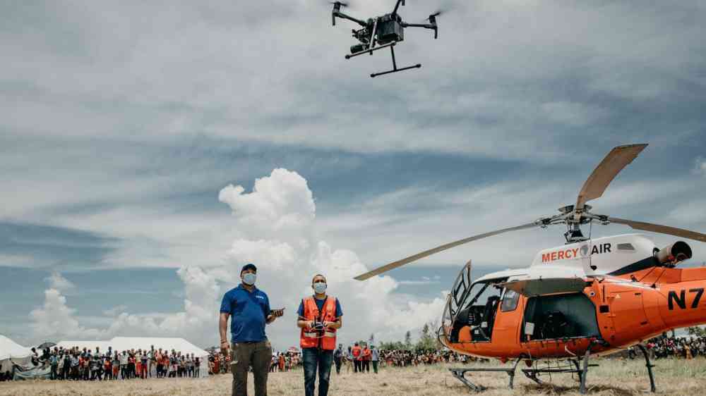 A drone assessment in the aftermath of Tropical Storm Eloise, Mozambique