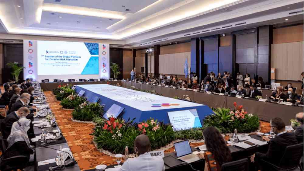 Group of people sitting around a table