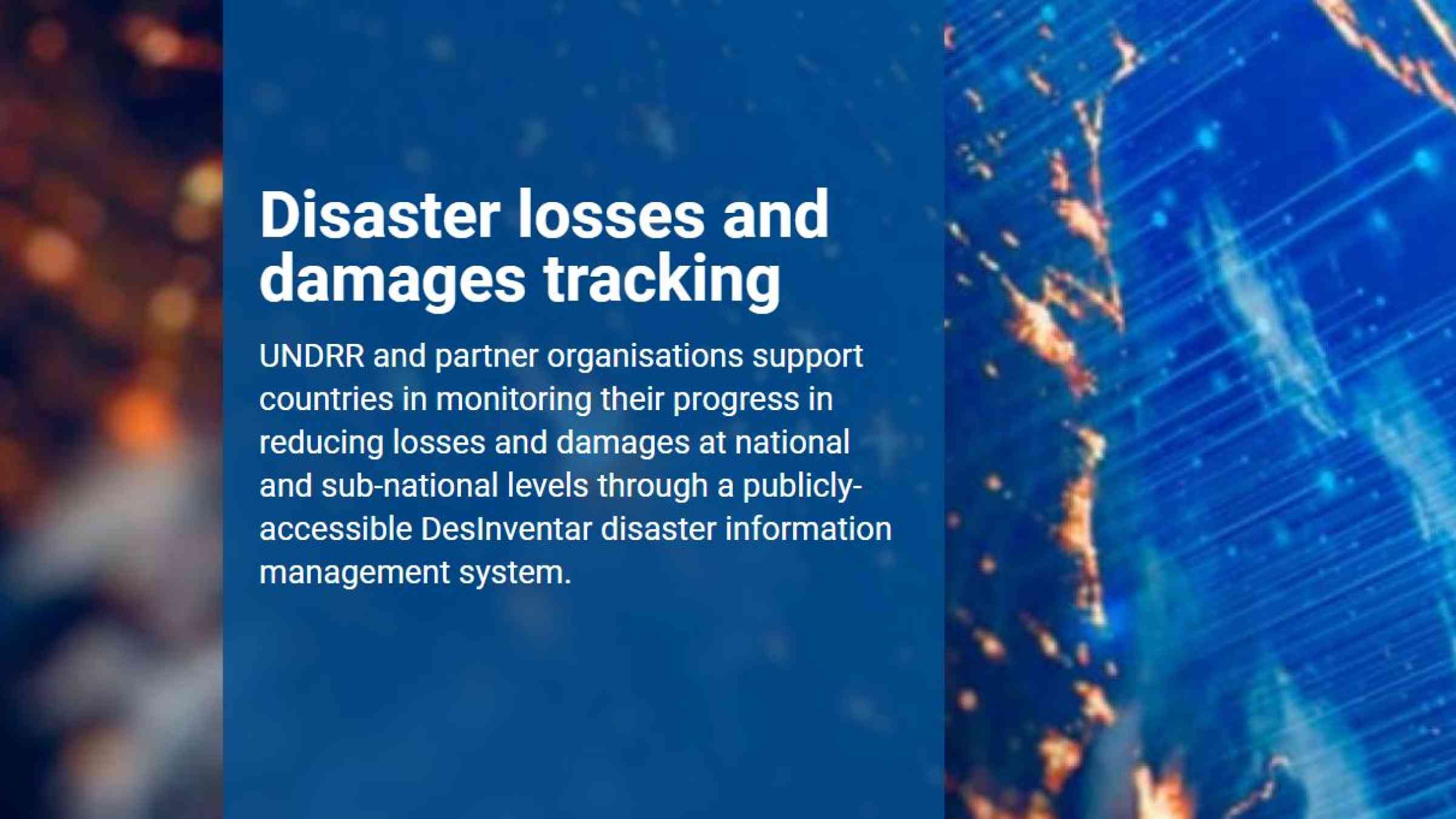 Disaster losses and damages tracking