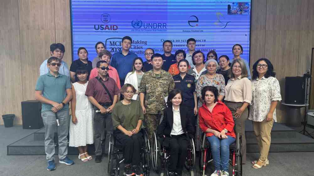 Group photo of the workshop in Almaty