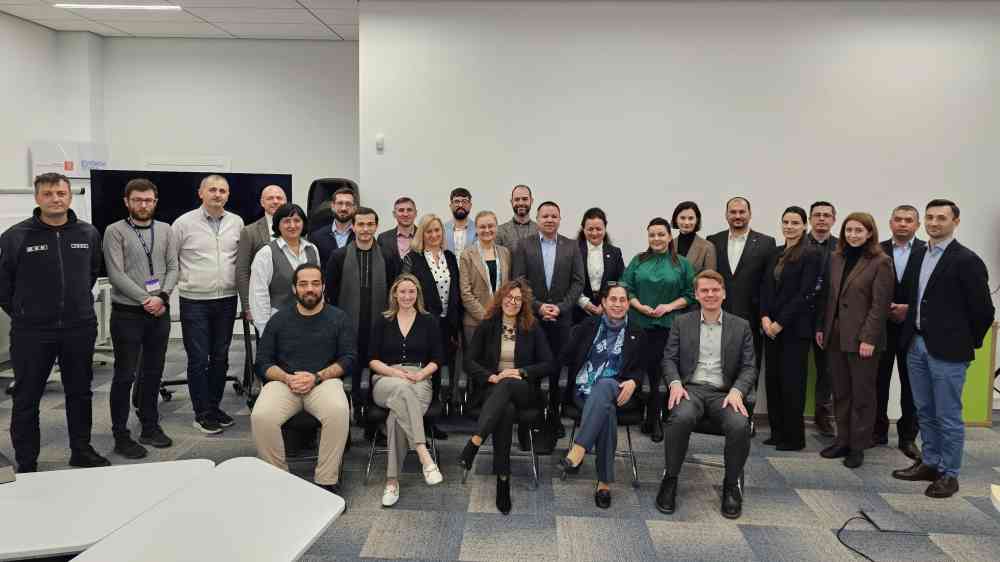 Participants at Resilient Infrastructure workshop in Moldova 