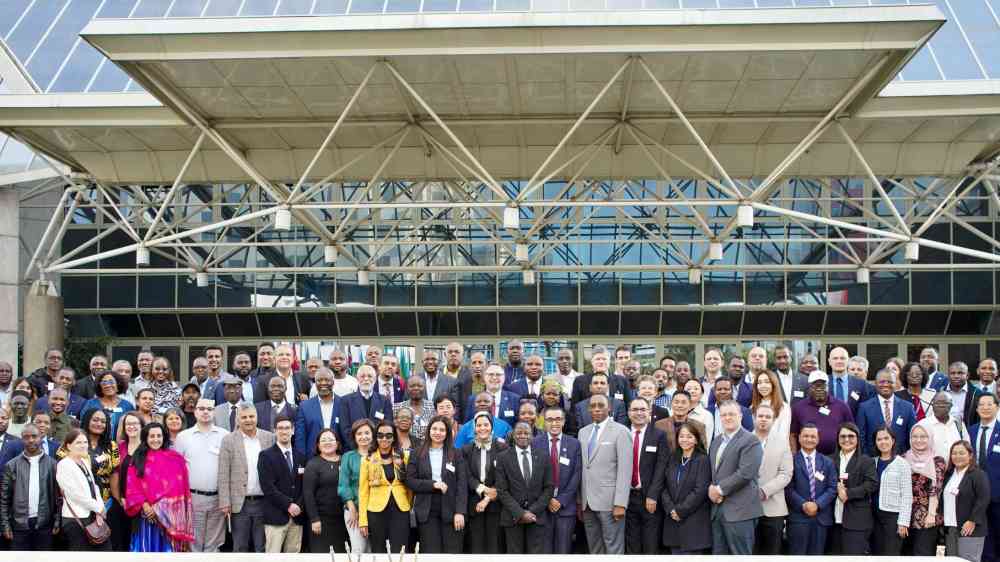 Group photo outside
