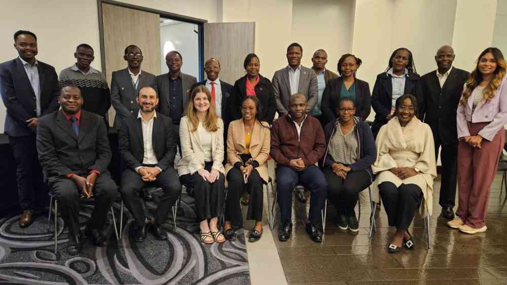 A group photo of participants at the disaster-related and climate change statistics workshop in Kenya, held in Nov of 2024