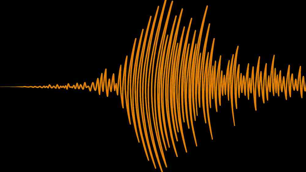 Seismograph wave