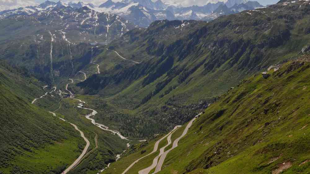 Mountains in Canton of Valais, Switzerland