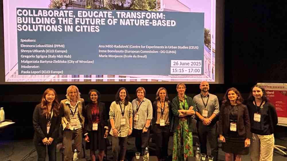Workshop session "Collaborate, Educate, Transform solutions the future of the Future of Nature-based Solutions in Cities" at EURESFO