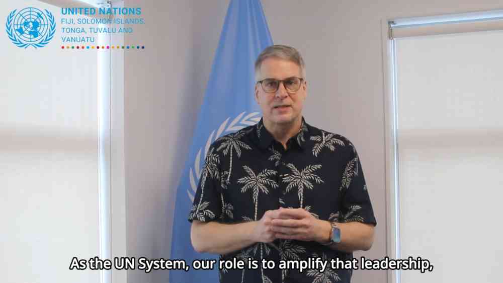 UN SLG RC Fiji Remarks Screenshot