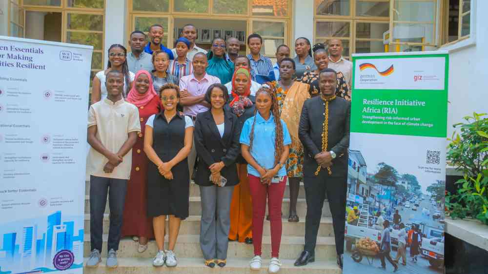Stakeholders of the Urban Risk-Informed Development Planning workshop in Dar es Salaam.