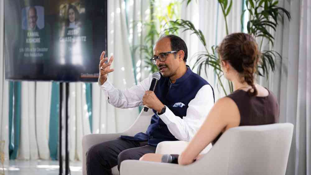 SRSG Kamal Kishore interviewed by Devex at FFD4
