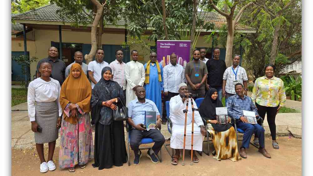 Dadaab participants pose for group photo at the end of workshop.