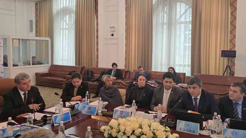 National Platform for DRR meeting in Tajikistan