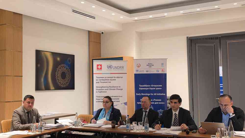 EW4ALL Tajikistan National Platform Pillar Leads meeting