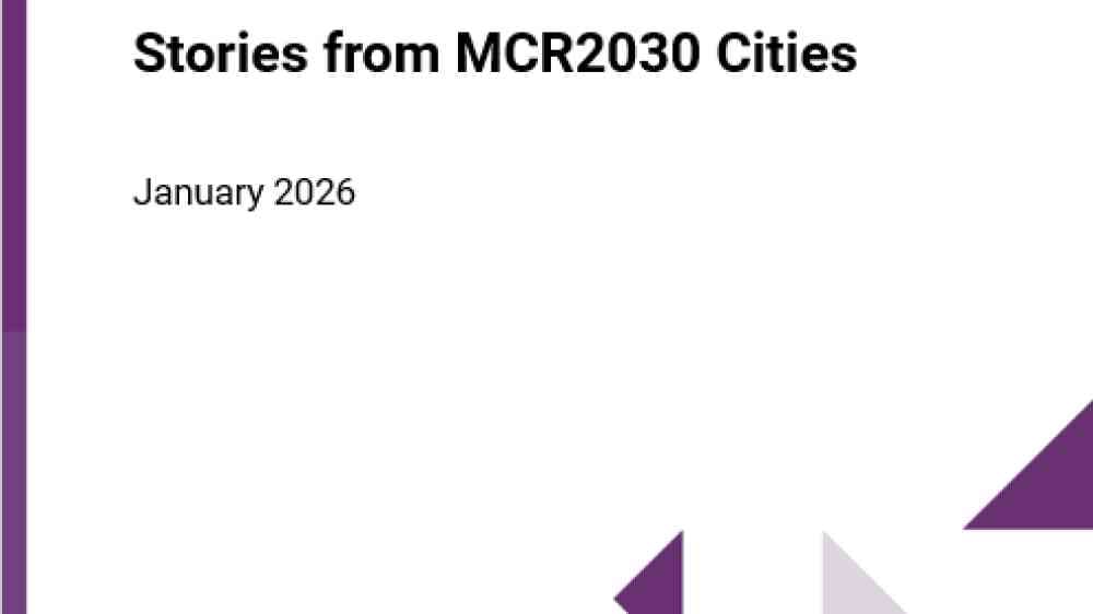MCR2030 city insight report - pathway to resilience