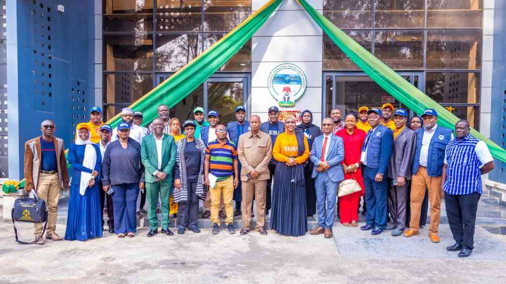 Group photo for the Liberia-Nigeria study tour with NEMA