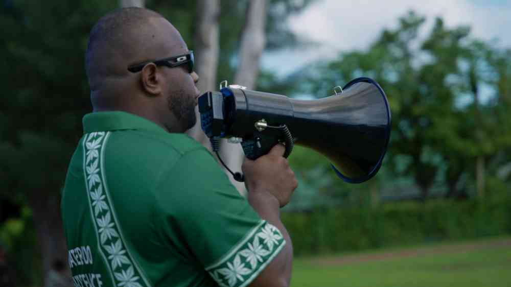 School drill at the Central School in Port Vila