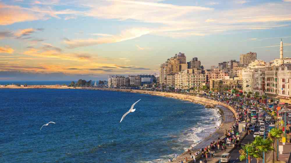 Picture of Alexandria from up-view