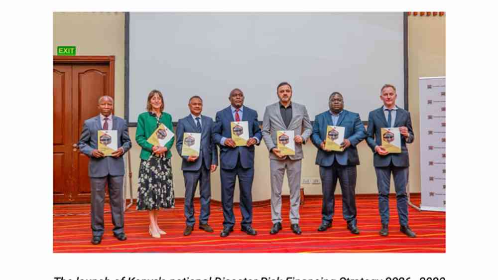 The cover page for the UNDRR Regional Office for Africa quarterly newsletter Apr-Jun 2026