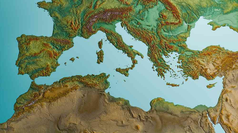 Photo of land of earth with water bodies