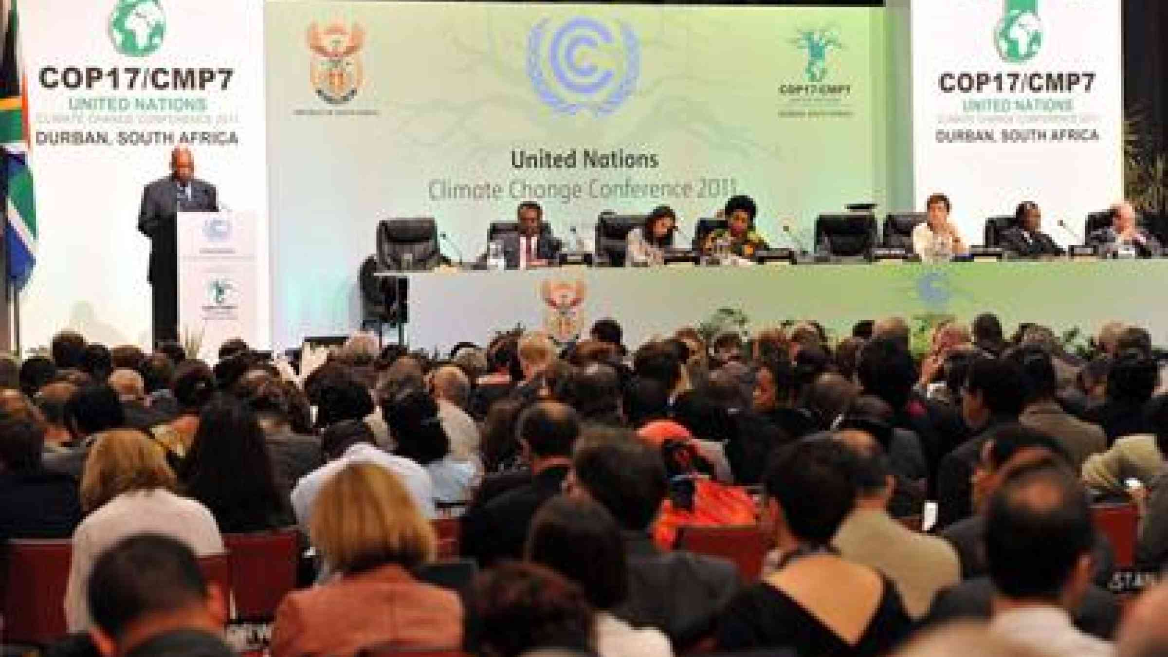 Opening of the Climate Change Conference in Durban