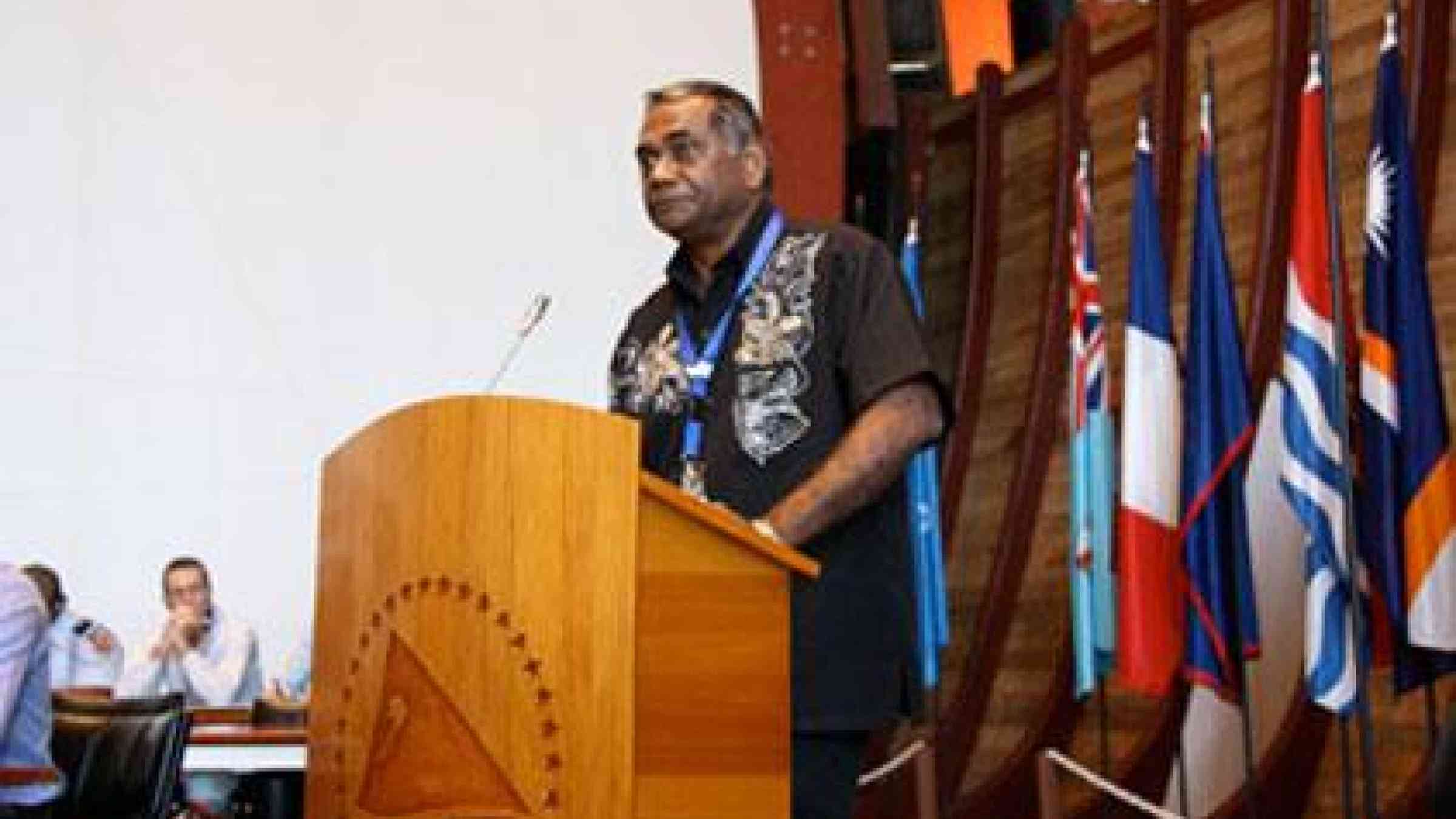 Dr Jimmie Rodgers, Director-General of the Secretariat of the Pacific Community (SPC).