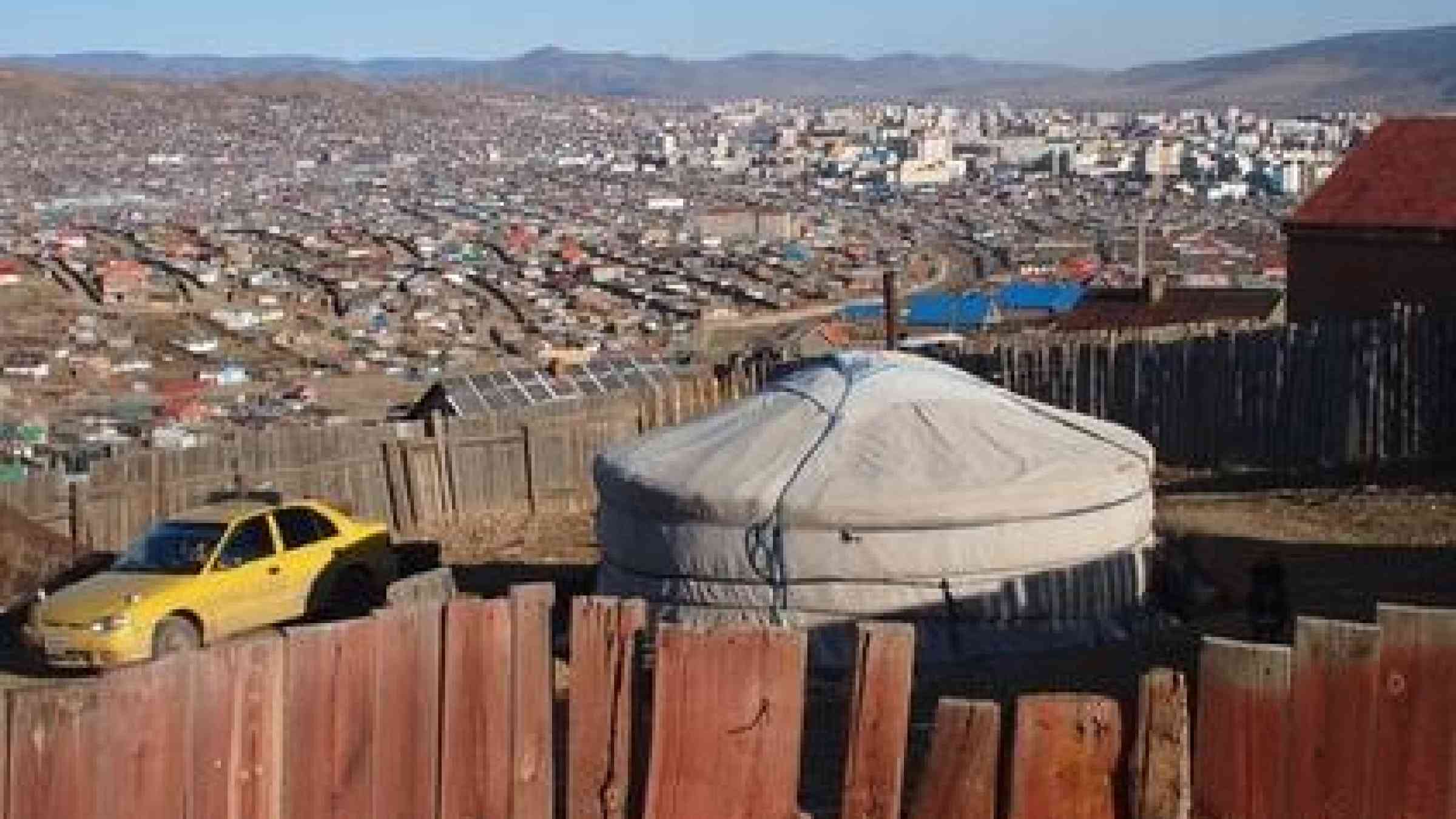 Ger districts surrounding Ulaanbaatar in 2009.