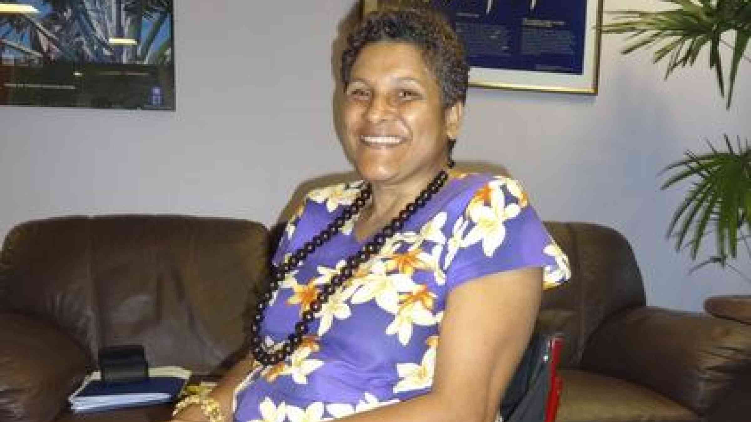 ‘People forgot me because they said they were not trained to help me,’ wheelchair user Ms Naomi Navoce told Pacific reporters at the workshop.
