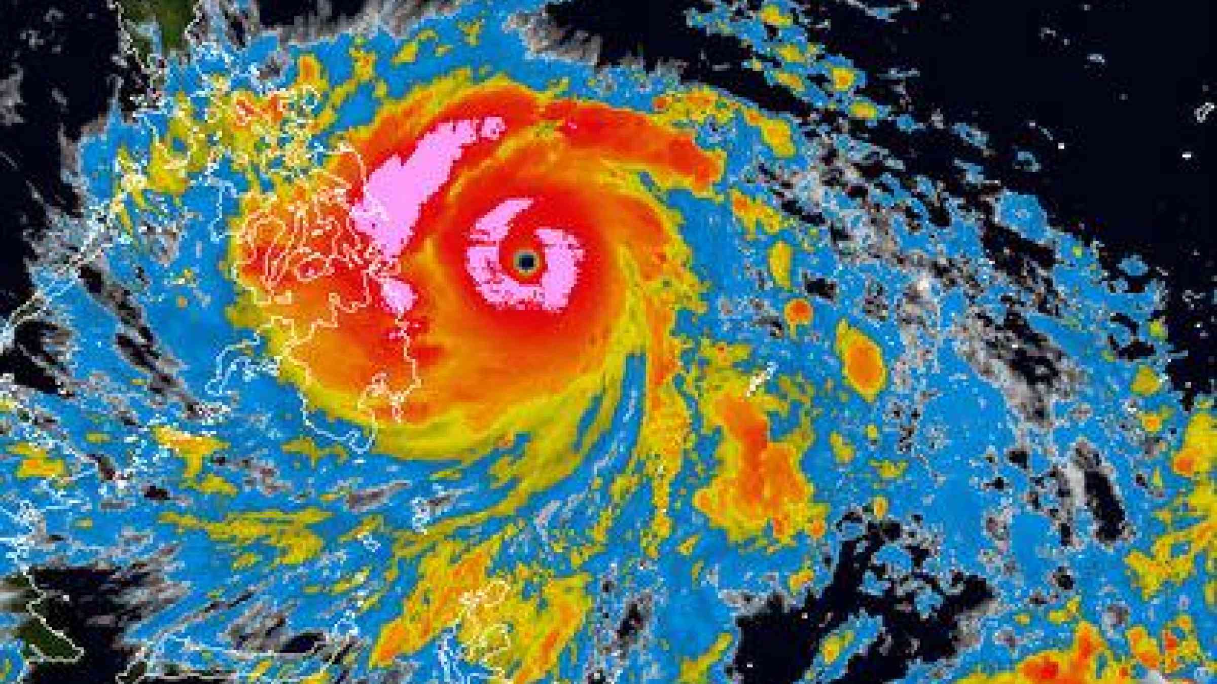 Super Typhoon Haiyan is bearing down on the Philippines and is due to make landfall Friday.