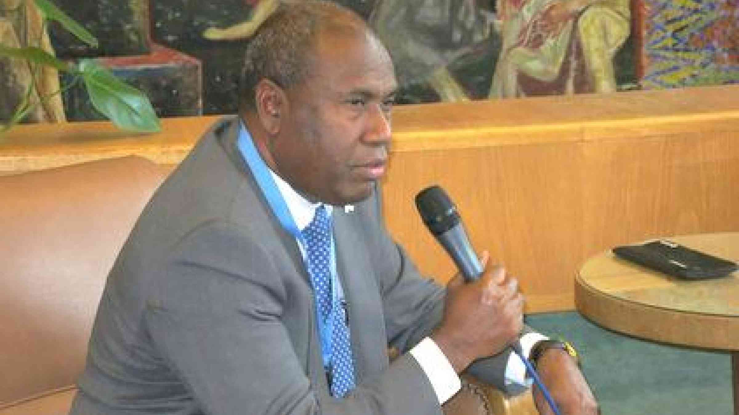 <b>Ambassador Moses Kouni Mosé: </b>sustainable development is the right goal.