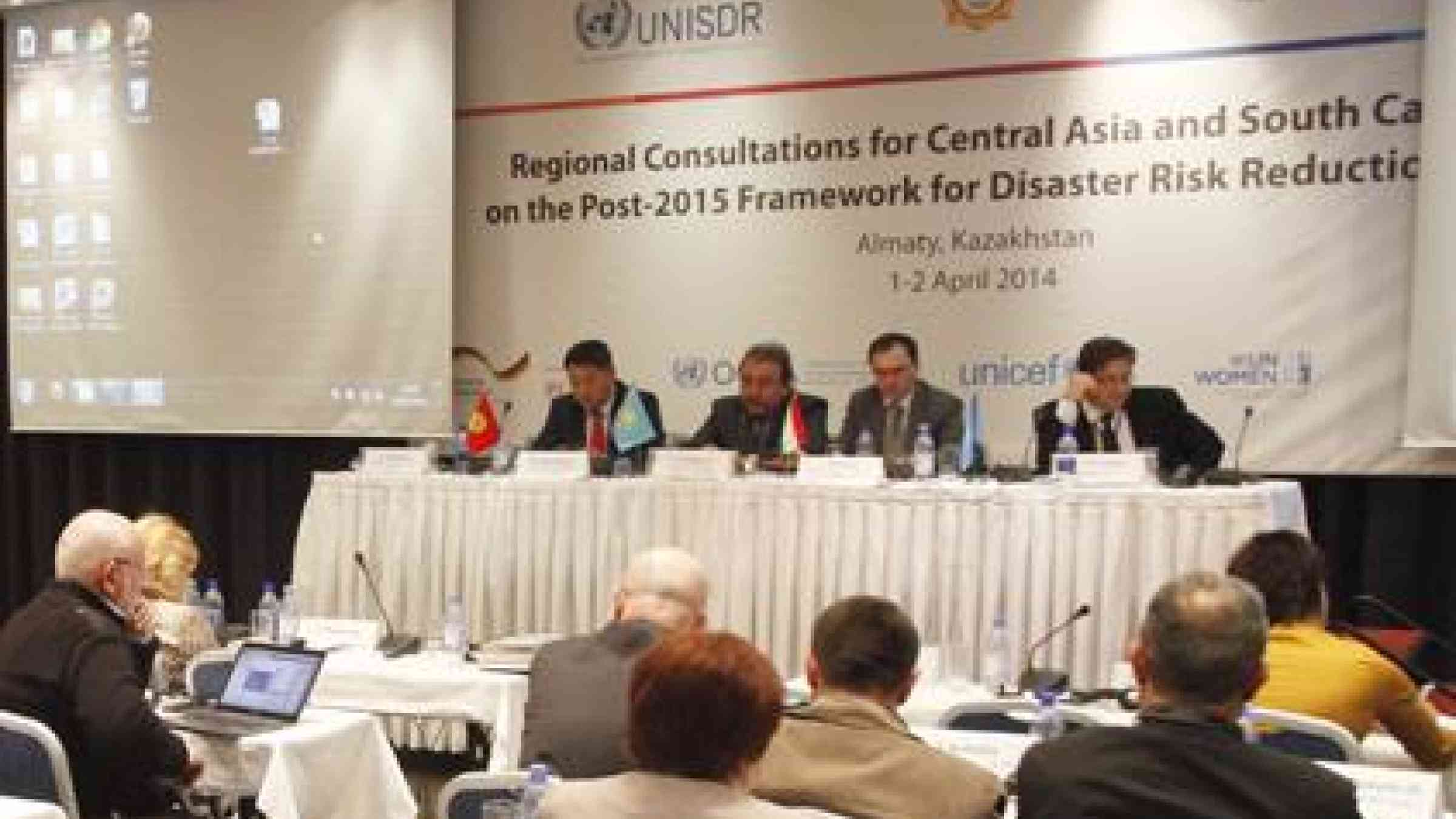 Top disaster management officials from eight countries in Central Asia and the Southern Caucasus came together in Almaty, Kazakhstan to discuss the Post-2015 Framework for Disaster Risk Reduction.