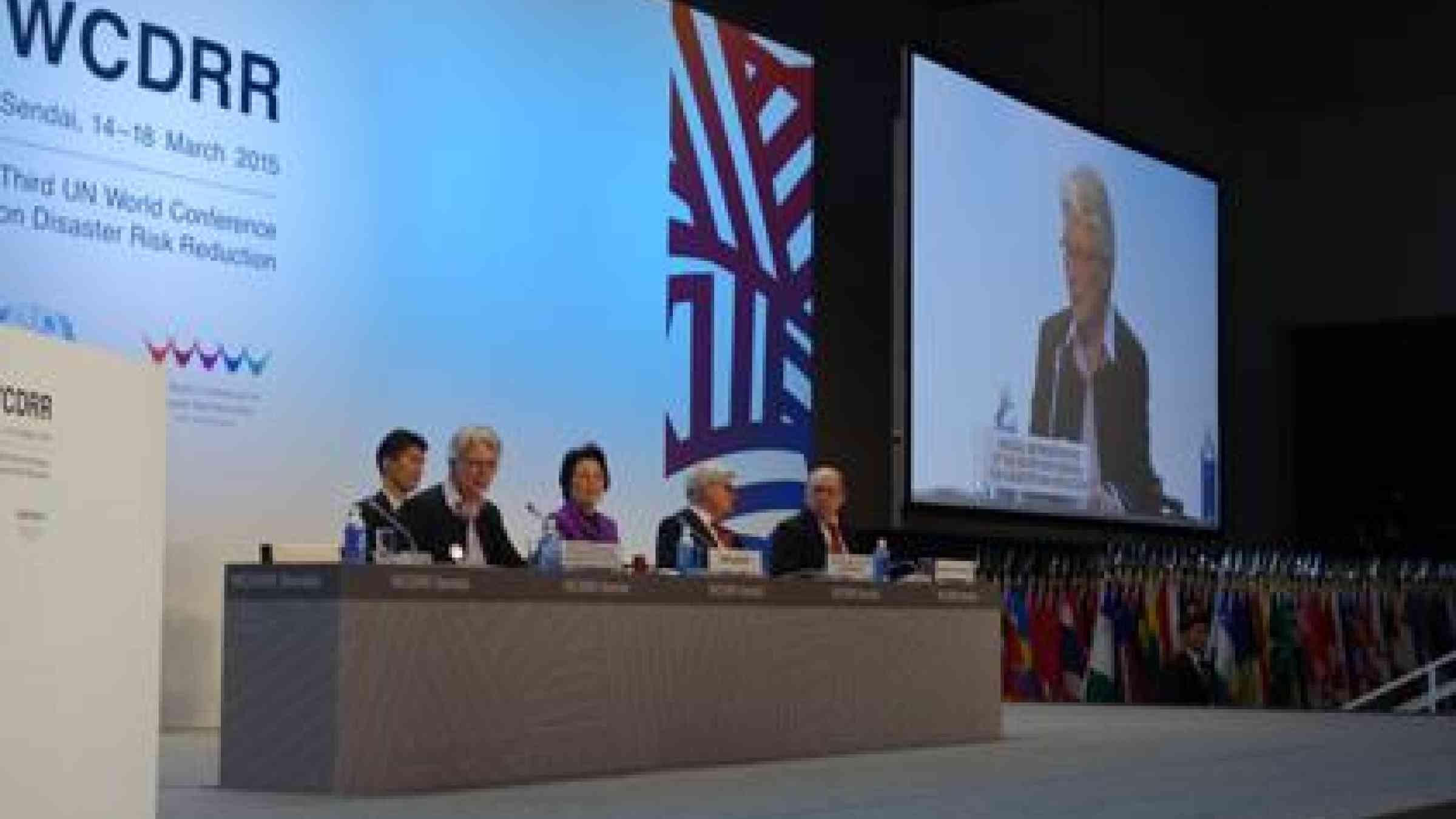 The closing plenary of the World Conference of Disaster Risk Reduction in Sendai, Japan. (Photo: UNISDR)