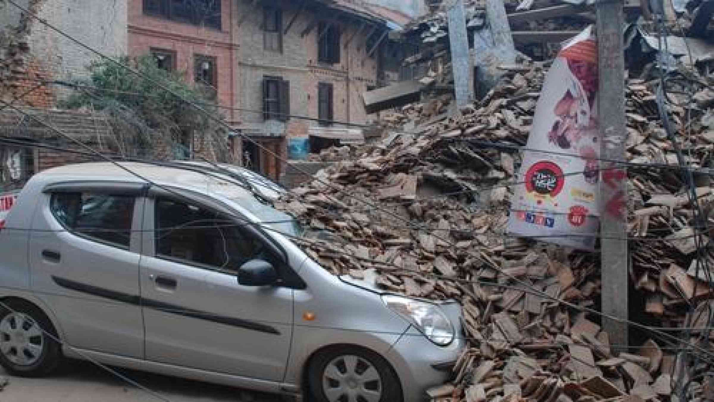 The massive earthquake has caused devastation in Nepal, one of the world's most hazard-prone countries (CAFOD/Edyta Stepczak)