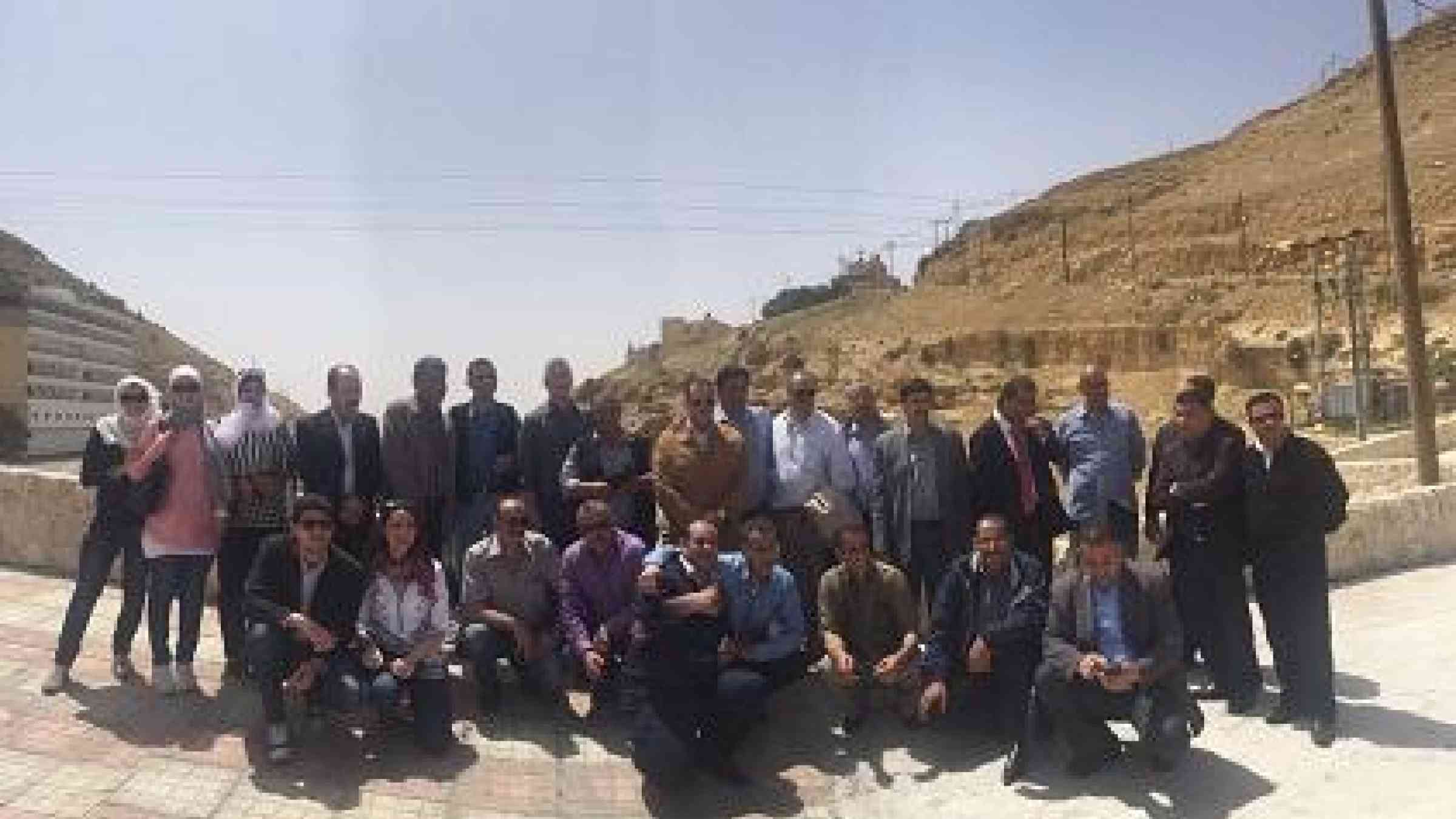 Participants in the study tour learned key lessons from Aqaba and Petra (Photo: UNISDR)