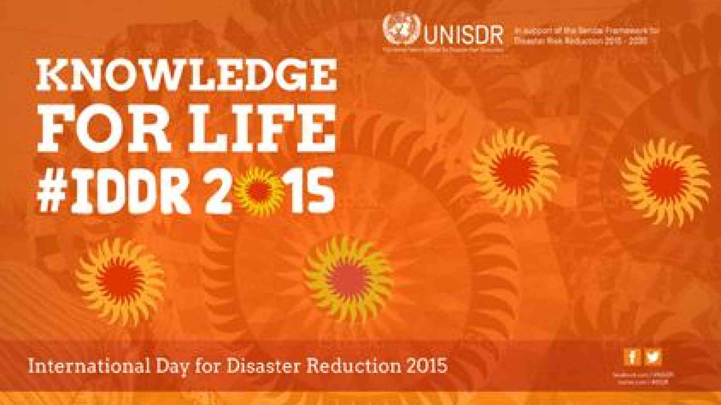 This year's International Day for Disaster Reduction highlights the value of traditional, indigenous and local knowledge in disaster risk reduction.
