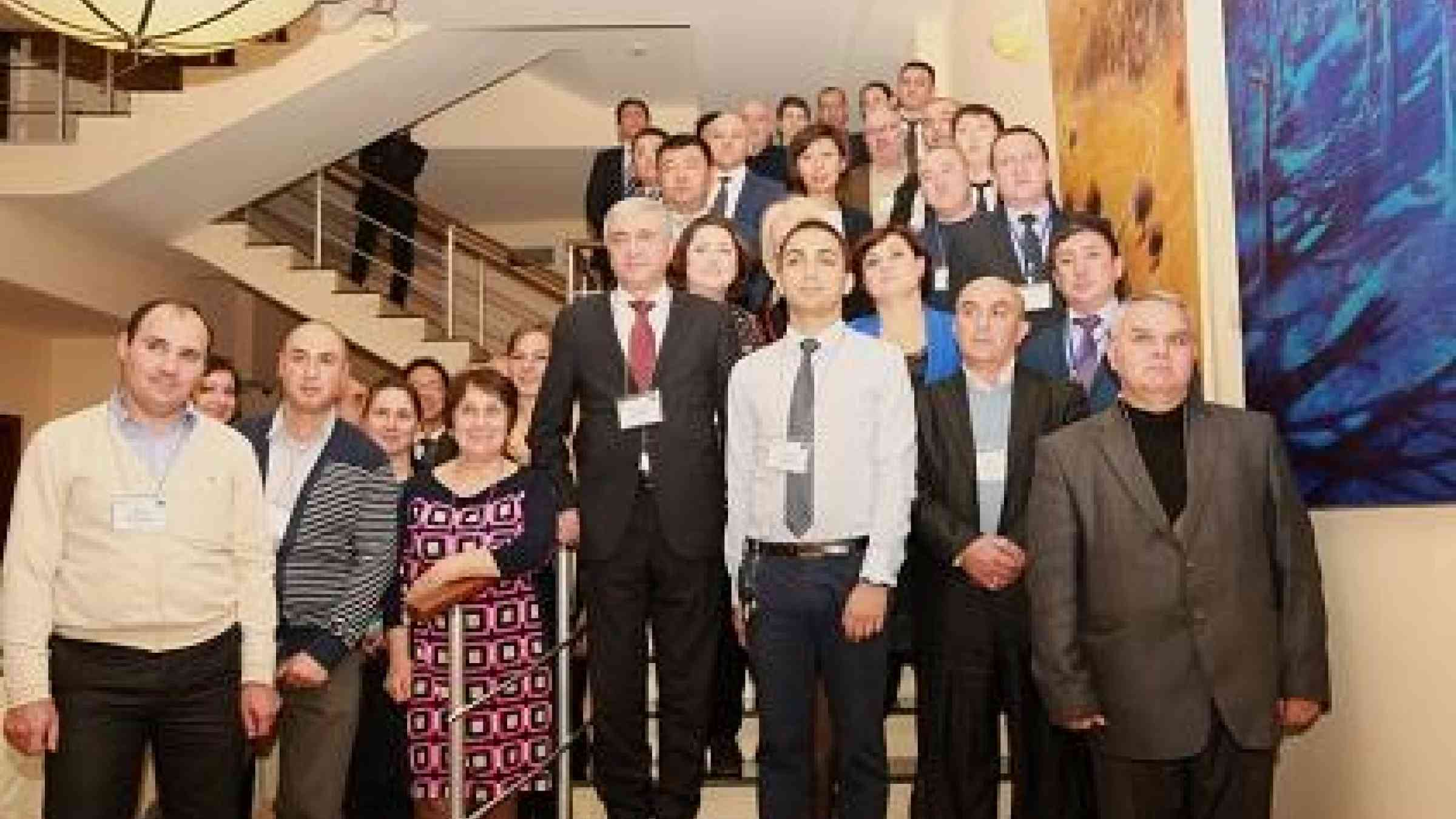 Participants at the regional workshop have gathered to chart the course for greater urban resilience in Central Asia and the South Caucasus (Photo: UNISDR)